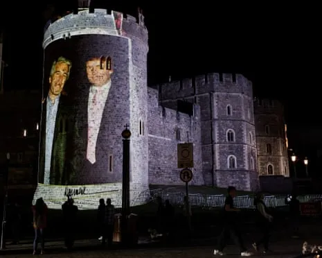 Four Arrested After Images of Trump and Epstein Displayed on Windsor Castle